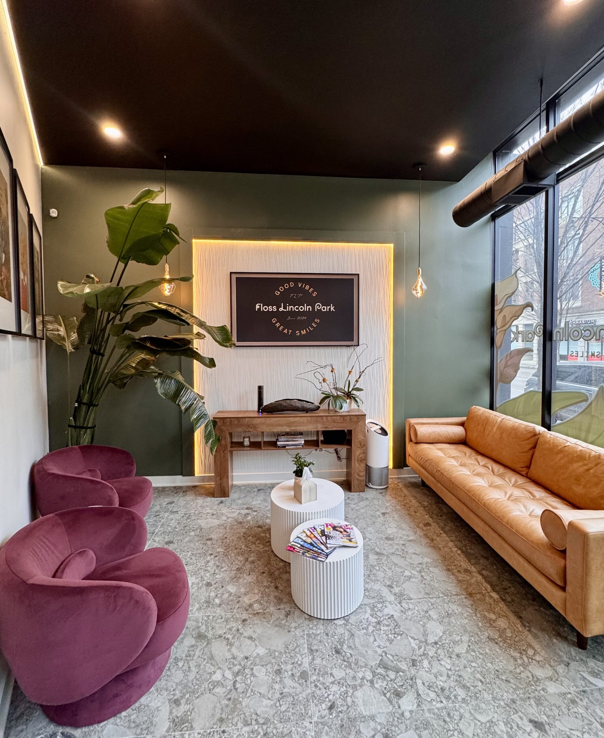 Modern interior with stylish seating.